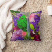 フラワーミックス9枕 クッション (ブランケット)