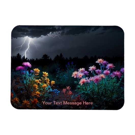 フラワーミッドザ稲妻嵐 マグネット (横)