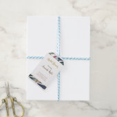 フラワーミニマルカリグラフィーブライダルシャワーカーズ ギフトタグ (より糸付き)