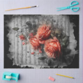 フラワーミュージックシート 薄葉紙 (クラフト)