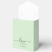 フラワーミントグリーン ラブ フェイバーボックス (見開き)