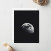 フラワームーンの写真プリント ノートカード (正面/裏面インサイチュ)