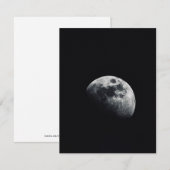 フラワームーンの写真プリント ノートカード (正面/裏面)