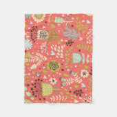 フラワーメイクユースマイルフリースブランケット フリースブランケット (正面)