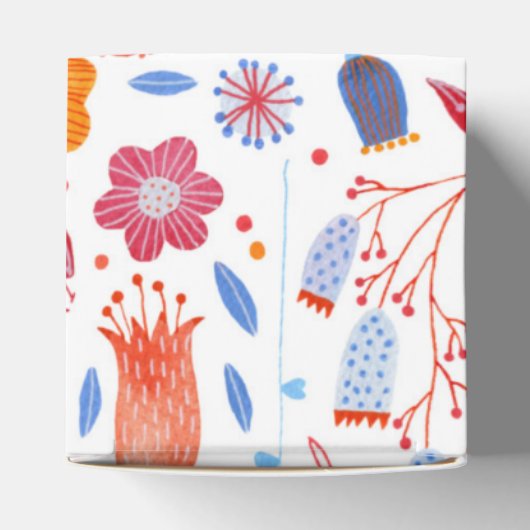 フラワーメドウ水彩結婚色 フェイバーボックス (上部)