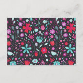 フラワーメドウ水色ダーク結婚ズ詳細 エンクロージャーカード (裏面)