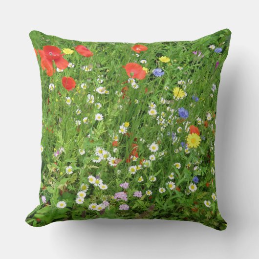 フラワーメドウ装飾用クッション クッション (正面)