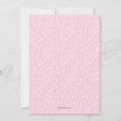 フラワーメドウ誕生日招待状 招待状 (裏面)