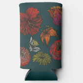 フラワーメドレー スリム缶クーラー (正面)