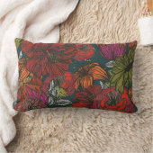 フラワーメドレー ランバークッション (ブランケット)