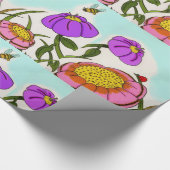 フラワーメドーラッピング紙 ラッピングペーパー (コーナー)