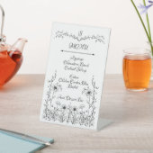 フラワーメニュー記号 台座サイン (インサイチュ)