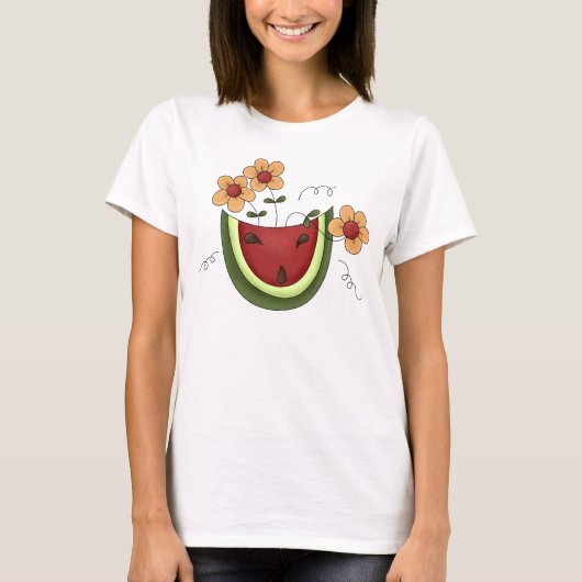 フラワーメロンシャツ Tシャツ (正面)