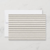 フラワーモダンタイポグラフィRSVP結婚's 招待状 (裏面)