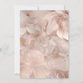 フラワーモダンブランチ&バブリーブライダルシャワー 招待状 (裏面)