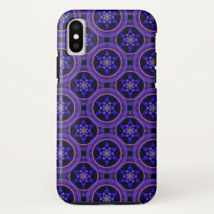 フラワーモダンボヘミアンエレガント抽象柄 #505 iPhone XSケース