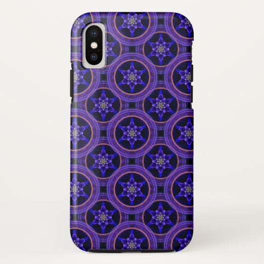 フラワーモダンボヘミアンエレガント抽象柄 #505 Case-Mate iPhoneケース (裏面)