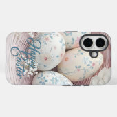 フラワーモチーフで伝えるイースターの優しい喜び Case-Mate iPhoneケース (裏面 (横))