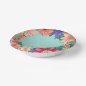 フラワーモチーフon紙丼 ペーパーボウル (傾斜あり)