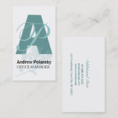 フラワーモノはっきりしたグラム 名刺 (正面/裏面)