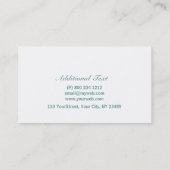 フラワーモノはっきりしたグラム 名刺 (裏面)