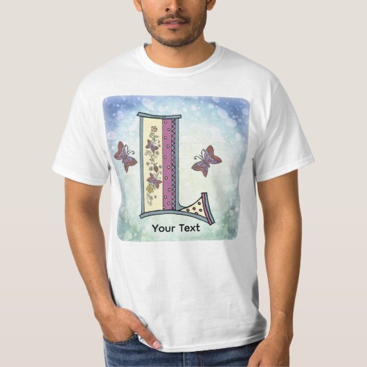 フラワーモノグラムL Tシャツ (正面)