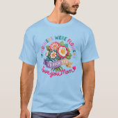 フラワーモムママ母の日  Tシャツ (正面)