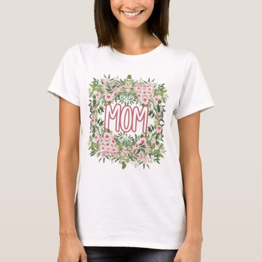 フラワーモム Tシャツ (正面)