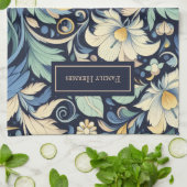 フラワーモリスの芸術 キッチンタオル (折り畳み)