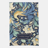 フラワーモリスの芸術 キッチンタオル (縦)