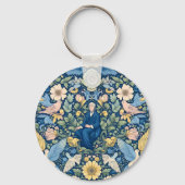 フラワーモリスの芸術 キーホルダー (正面)