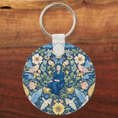 フラワーモリスの芸術 キーホルダー (正面)