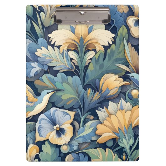 フラワーモリスの芸術 クリップボード (正面)