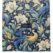 フラワーモリスの芸術 シャワーカーテン (正面)