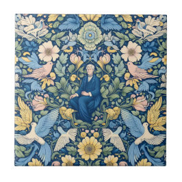 フラワーモリスの芸術 タイル