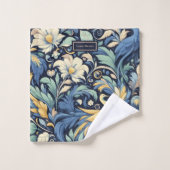 フラワーモリスの芸術 バスタオルセット (ウォッシュタオル)