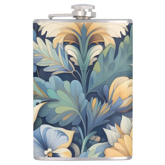 フラワーモリスの芸術 フラスク (正面)