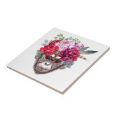 フラワーモンキー顔 タイル (側面)