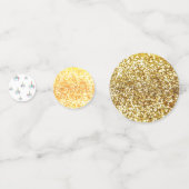 フラワーユニコーンのコンフェッティ(虹とスパークル付き) コンフェッティ (裏面)