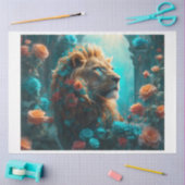 フラワーライオンティッシュペーパー 薄葉紙 (クラフト)