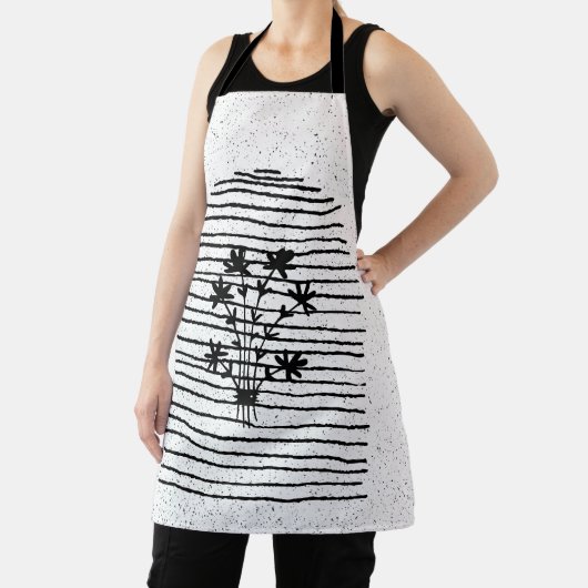 フラワーラインアート エプロン (インサイチュ)