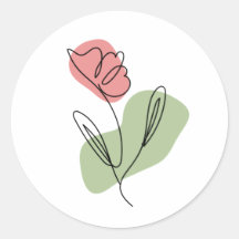 フラワーラインアート