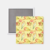 フラワーラインスケッチ マグネット (正面/裏面)