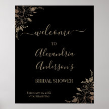 フラワーライン ブライダルシャワー ウェルカムサイン