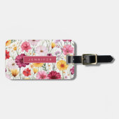 フラワーラゲッジタグ ラゲッジタグ (正面横)