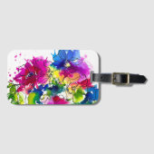 フラワーラゲージタグ ラゲッジタグ (正面横)