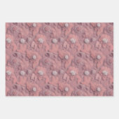 フラワーラッピング紙 – ペーパーカットフローラデザイン ラッピングペーパーシート (正面2)