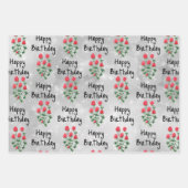 フラワーラッピング紙 ラッピングペーパーシート (正面2)