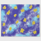 フラワーラッピング紙 ラッピングペーパー (フラット)