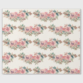 フラワーラッピング紙 ラッピングペーパー (フラット)